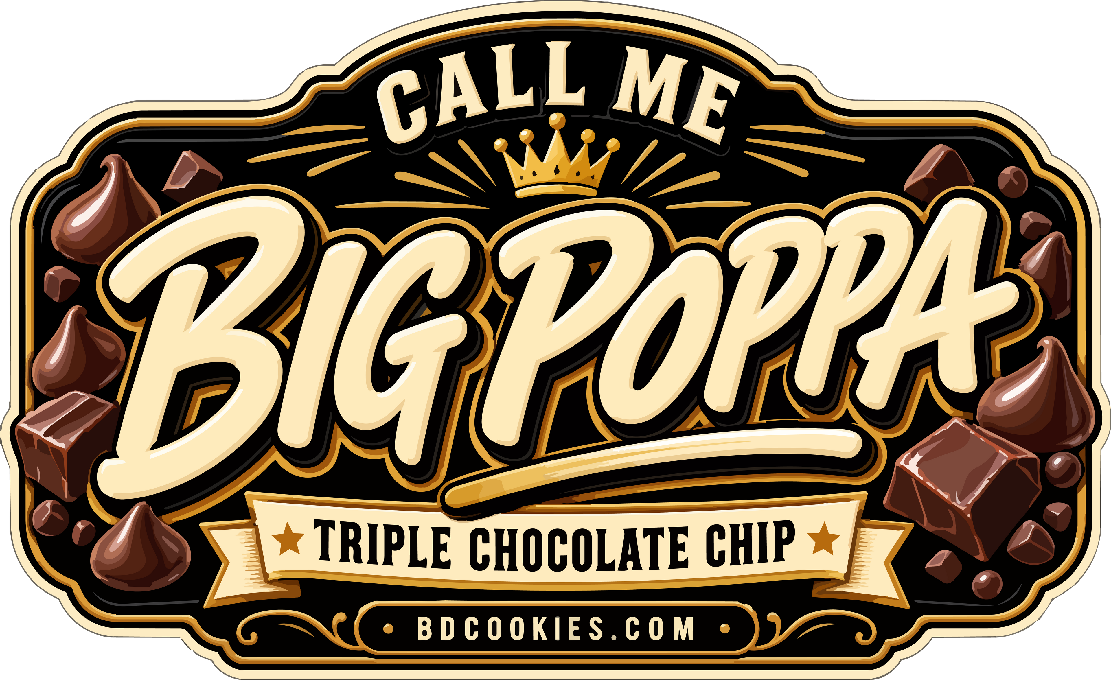Call Me Big Poppa — Triple Chocolate Chip 4 Pack