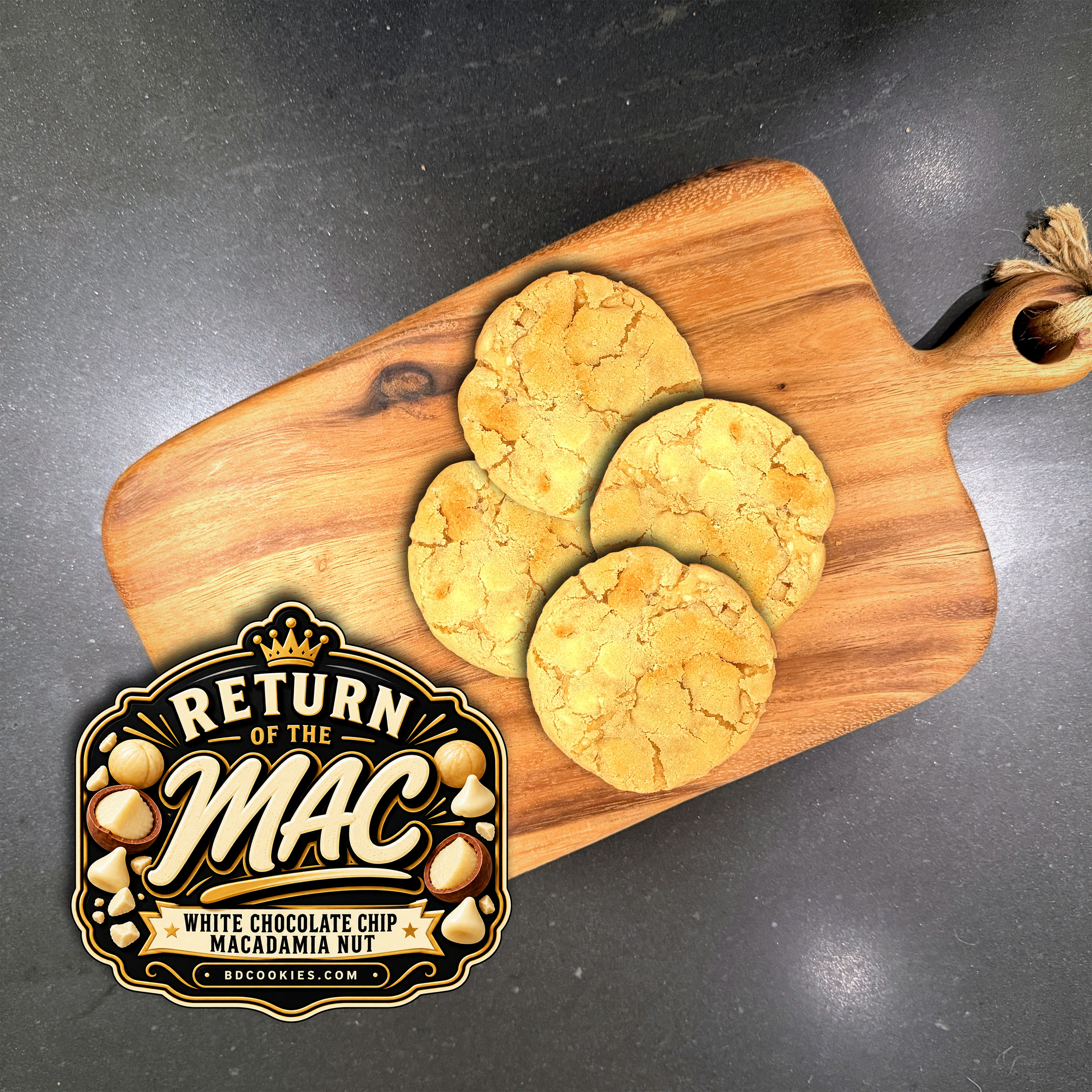 Return of the Mac — White Chocolate Chip Macadamia Nut